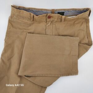 Timberland Mens Chino Pants Tan Khaki 100% Cotton Straight Leg Trousers 34x30